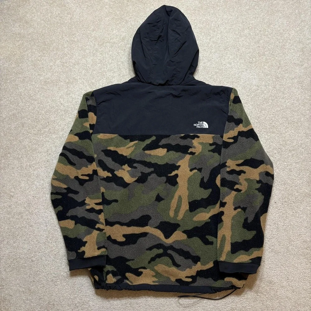 The North Face Denali Jacket Mens 2XL Green Camo‎ Anorak Hooded Gorpcore Winter